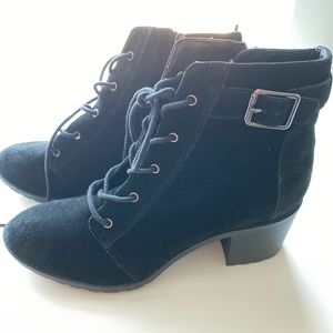 Lace up booties